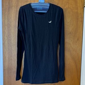 Hollister Navy Long Sleeve Tee